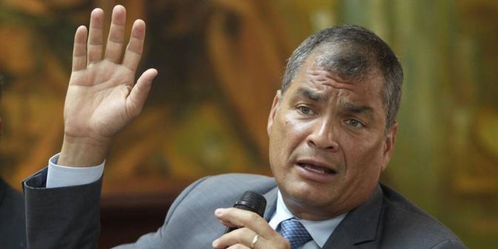 El expresidente Rafael Correa.
