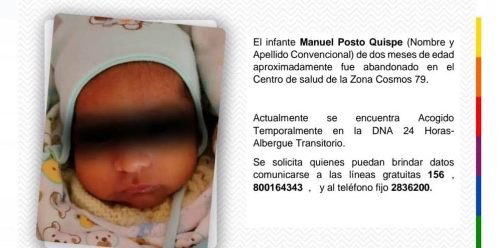 Reportan que un bebé de dos meses fue abandonado en un centro médico de El Alto