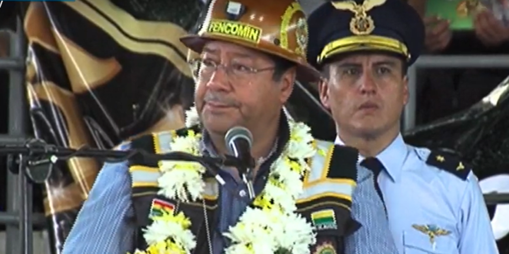Luis Arce, presidente del Estado boliviano