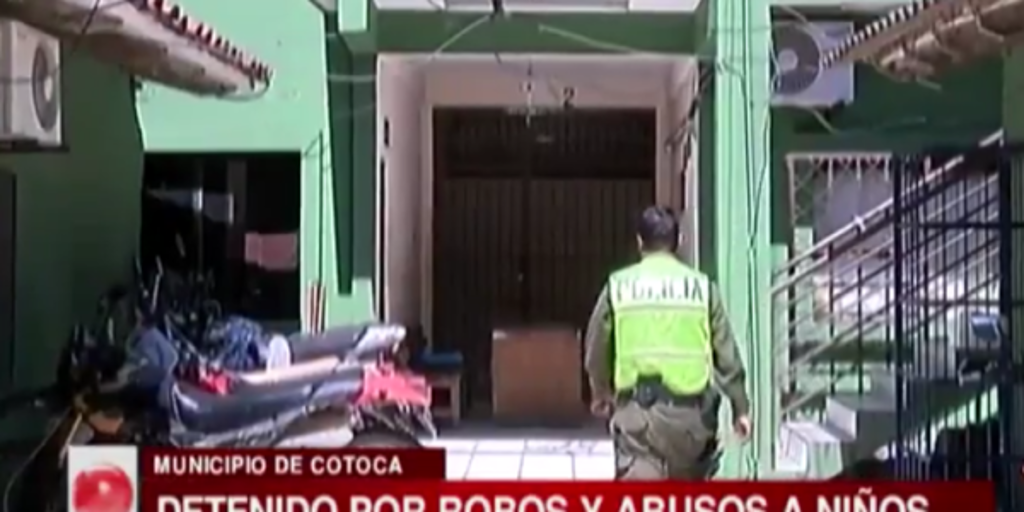 Aprehenden a un sujeto acusado de robar y abusar de menores en Cotoca