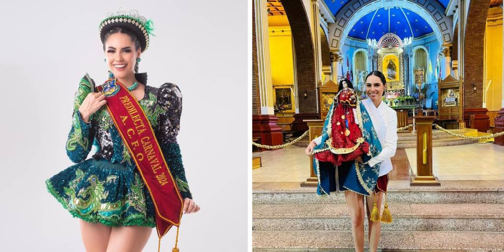 La cruceña Daniela Redin es la Predilecta del Carnaval de Oruro 2024