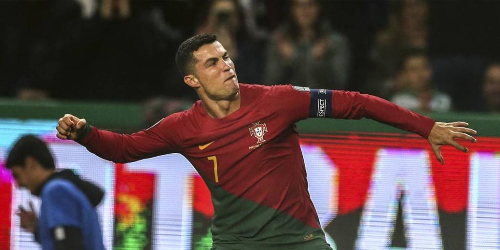 Cristiano Ronaldo festeja su doblete