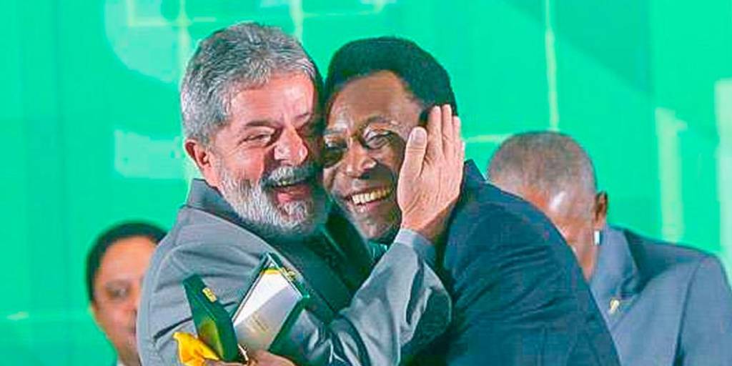 Lula y Pelé, en un acto en Brasil