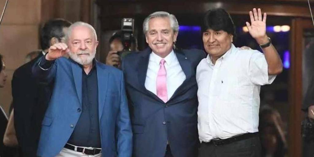 Lula, Fernández y Evo Morales