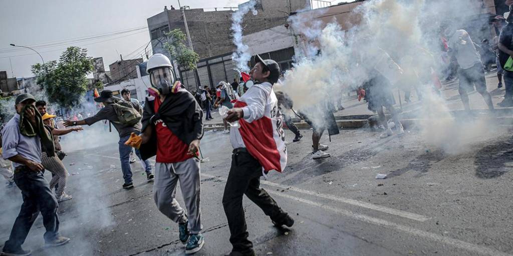 Enfrentamiento en Lima, Perú