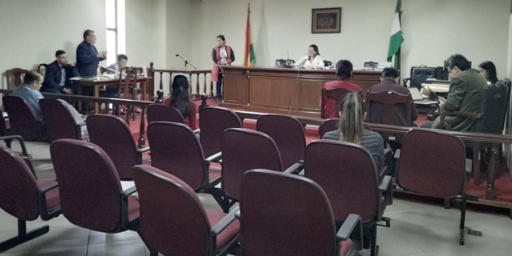 Audiencia del caso Fassil en el Palacio de Justicia