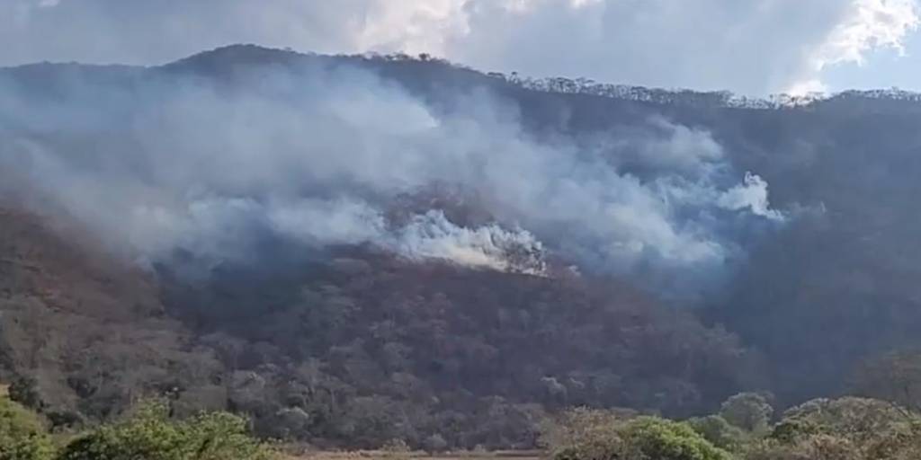 Incendio forestal en Mairana