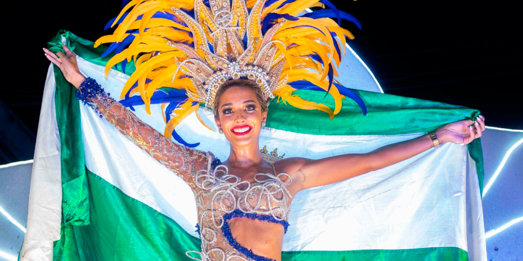 Aitana Tufiño, la reina del Carnaval cruceño 2024