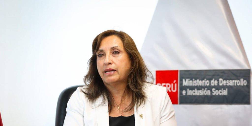 La vicepresidenta peruana, Dina Boluarte.