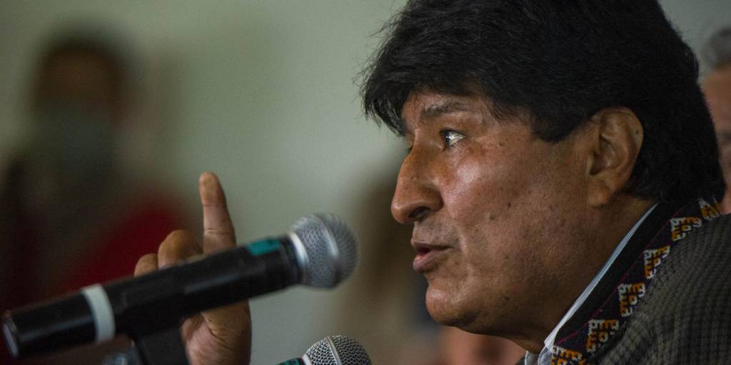 El líder del MAS, Evo Morales