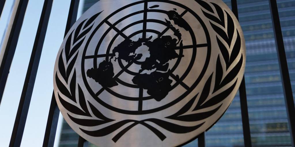 Logo de la Organización de las Naciones Unidas.