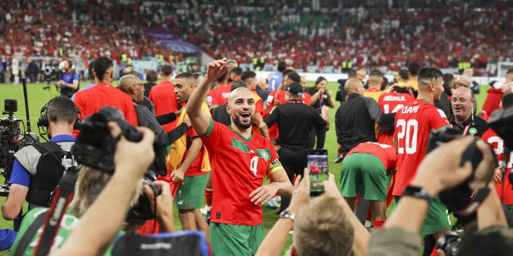 Marruecos festeja el pase a semifinales