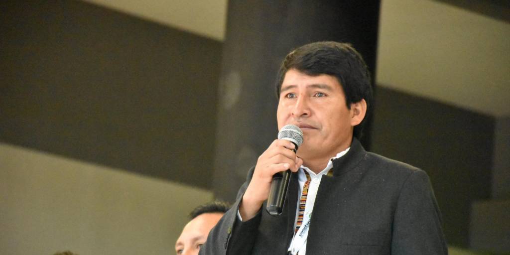 Damián Condori, gobernador del departamento de Chuquisaca