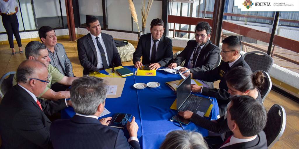 Una de las reuniones que se instaló en la XV Reunión del Comité de Frontera e Integración Chile-Bolivia.