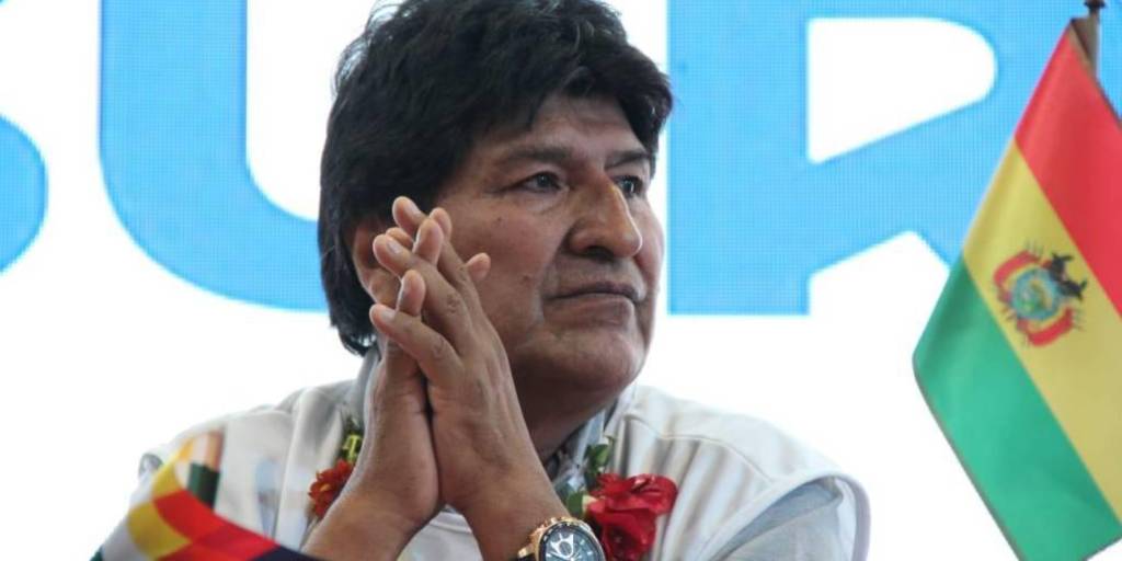 Evo Morales, líder del Movimiento al Socialismo