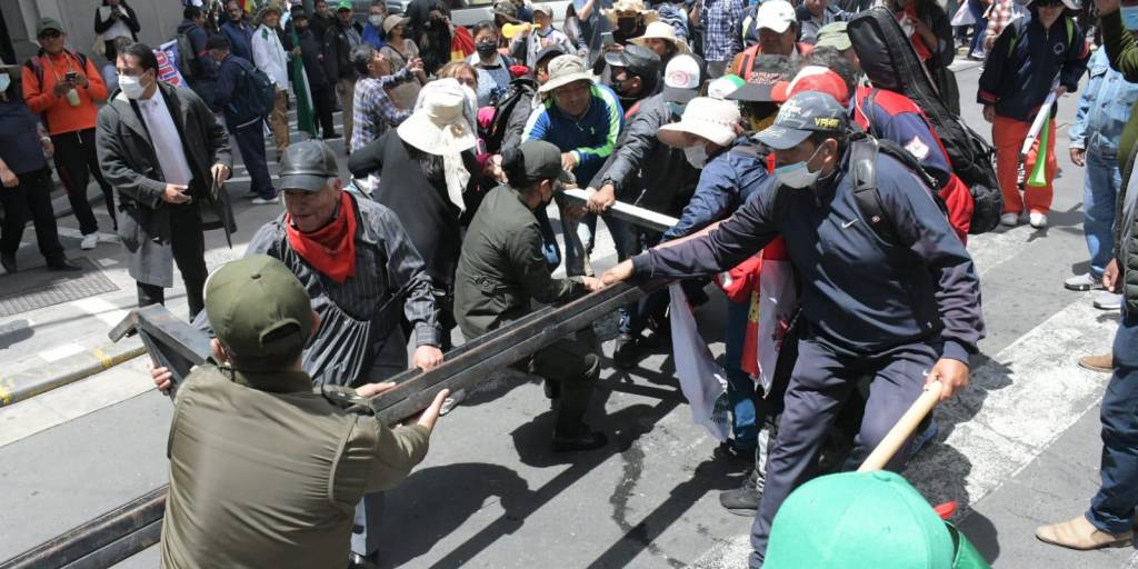 Desde inicios de este mes se registran protestas en La Paz