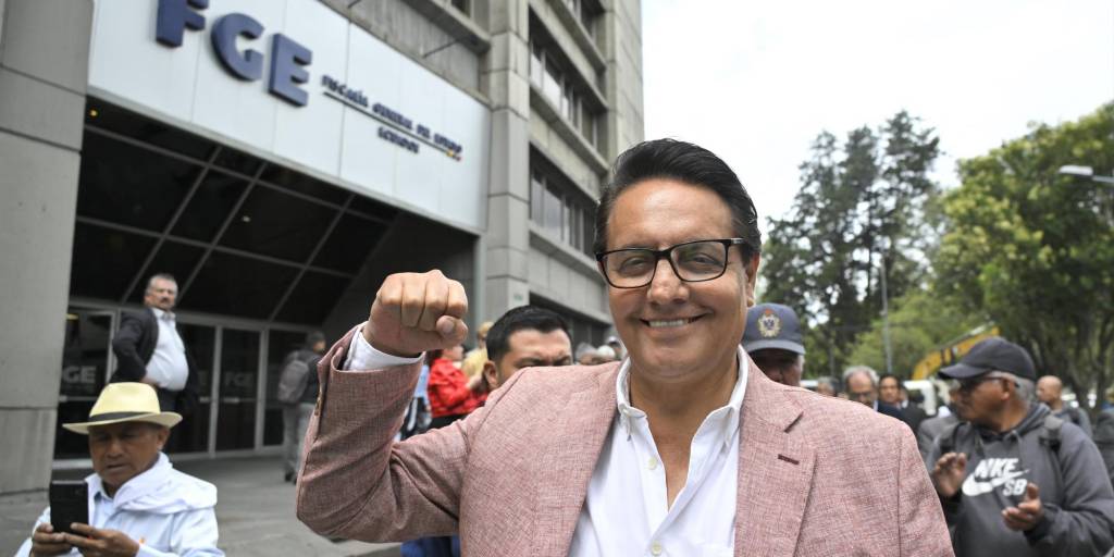 El candidato Fernando Villavicencio.