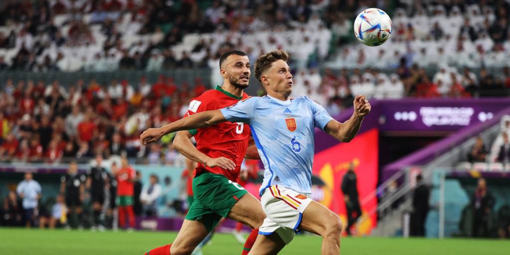 Empate sin goles entre Marruecos y España