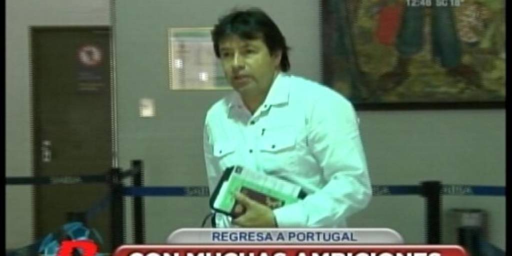 Erwin Sanchez regresó a Portugal