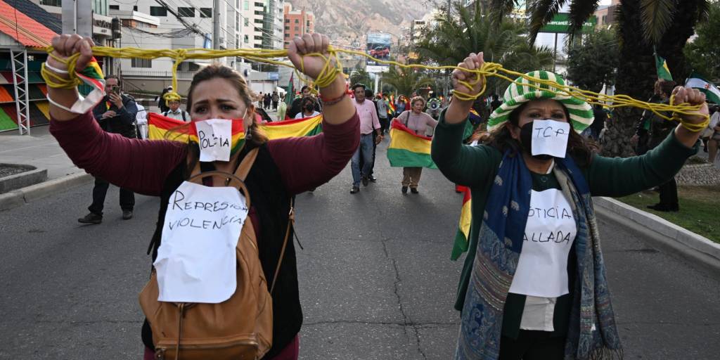 Las protestas en Bolivia se acentuaron desde la detención de Camacho