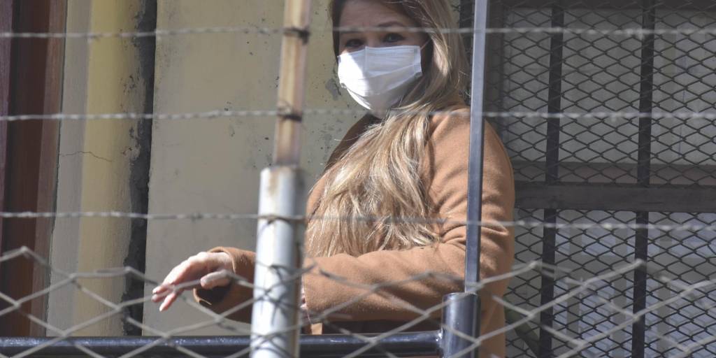 Jeanine Añez en la cárcel de Miraflores