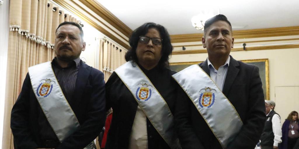 Diego Murillo, Marcela Vidaurre y Joel Flores