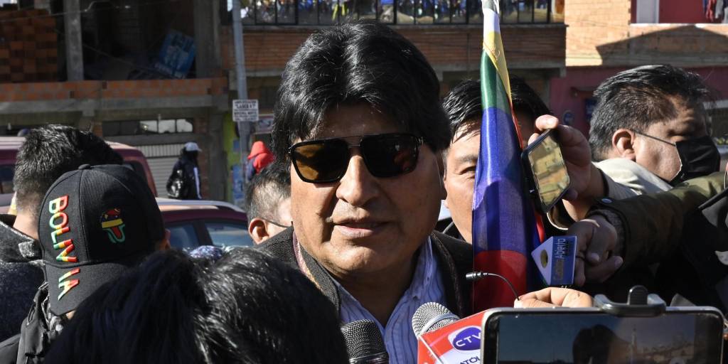 El jefe del MAS, Evo Morales