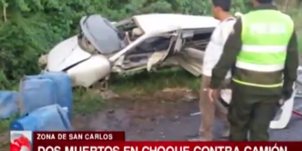 Dos Muertos Tras El Choque Frontal Entre Una Volqueta Y Un Minibús En San Carlos 4876