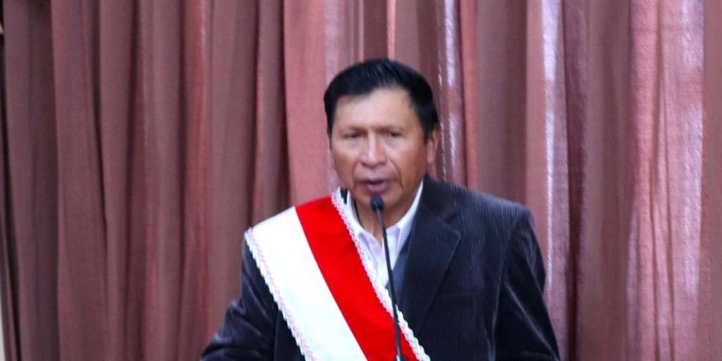 El alcalde de Potosí, Jhonny Llally