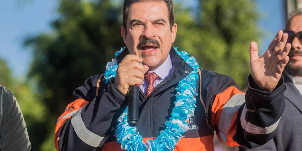 Manfred Reyes Villa, alcalde de Cochabamba