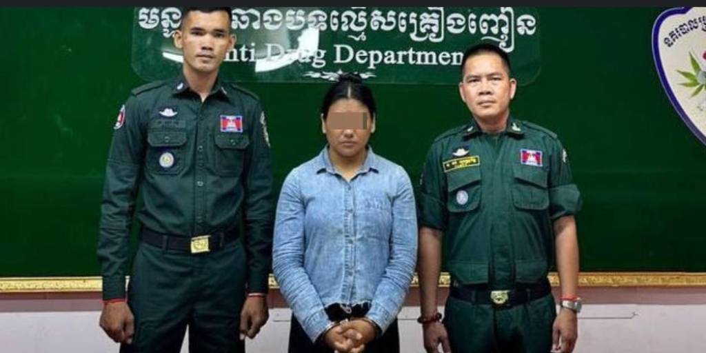 Karen C.L.V. , boliviana de 36 años detenida en Camboya