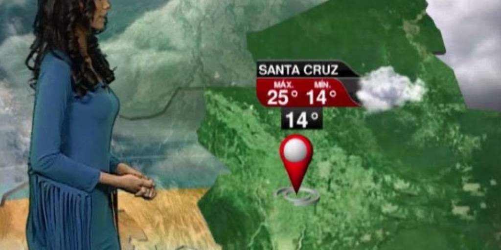 La temperatura m xima en Santa Cruz ser de 25