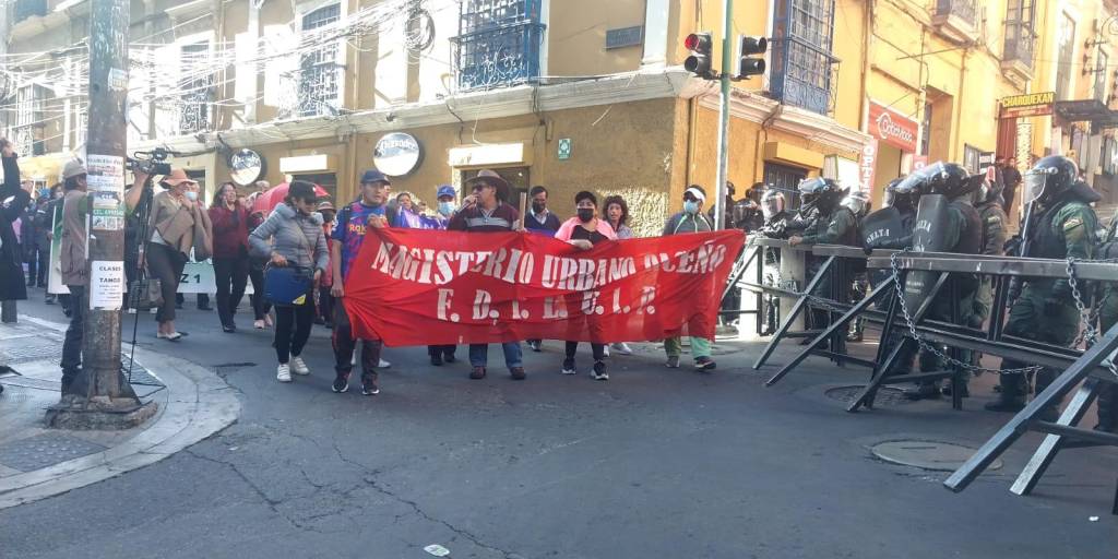 La marcha pretende recorrer las calles de La Paz