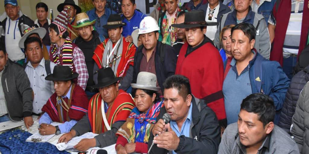 La dirigencia del Pacto de Unidad, que respalda al presidente Luis Arce