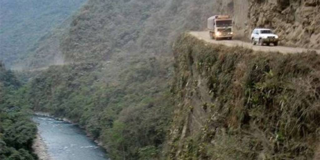 Carretera a los Yungas de La Paz (Foto: RRSS)