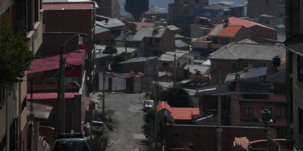 En el momento más crítico, a inicios se semana, así lucía la atmosfera de La Paz