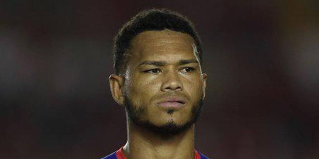 Rolando Blanckburn, ex delantero de The Strongest, en uno de los partidos con la selección de Panamá.