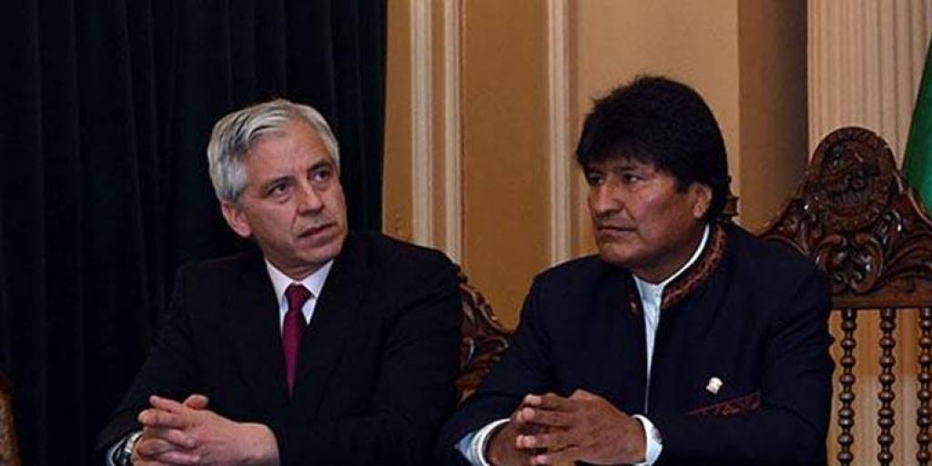Álvaro García Linera y Evo Morales
