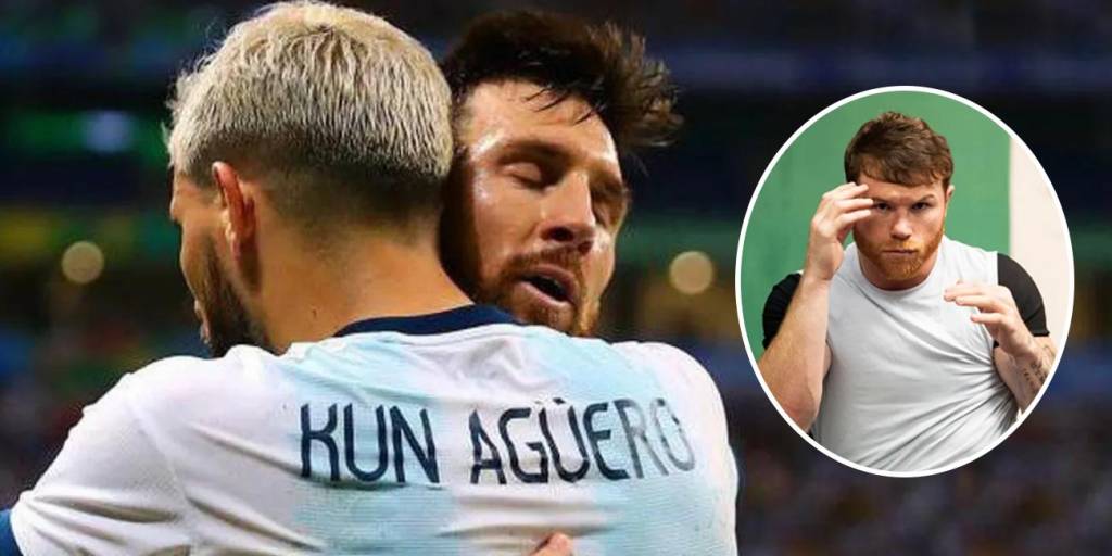 Kun Agüero defiende a Messi de las amenazas del mexicano ‘Canelo’ Álvarez