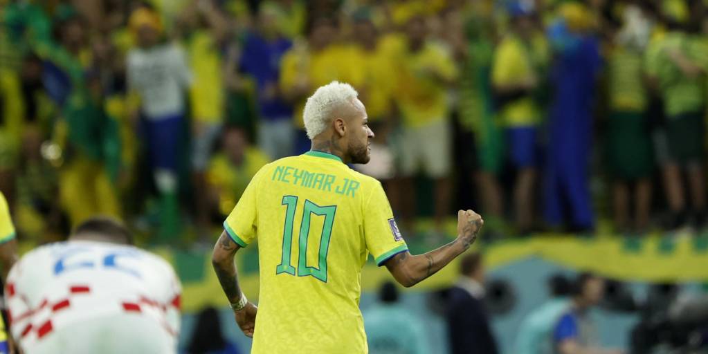 Neymar marcó ante Croacia.