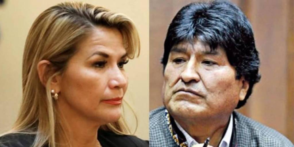 Jeanine Añez y Evo Morales, expresidentes del Estado