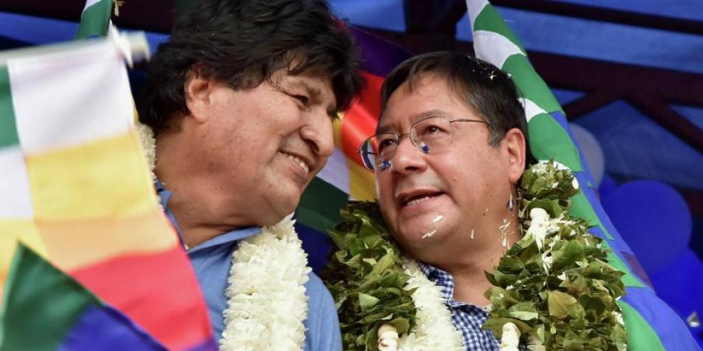 Imagen de Evo Morales y Luis Arce