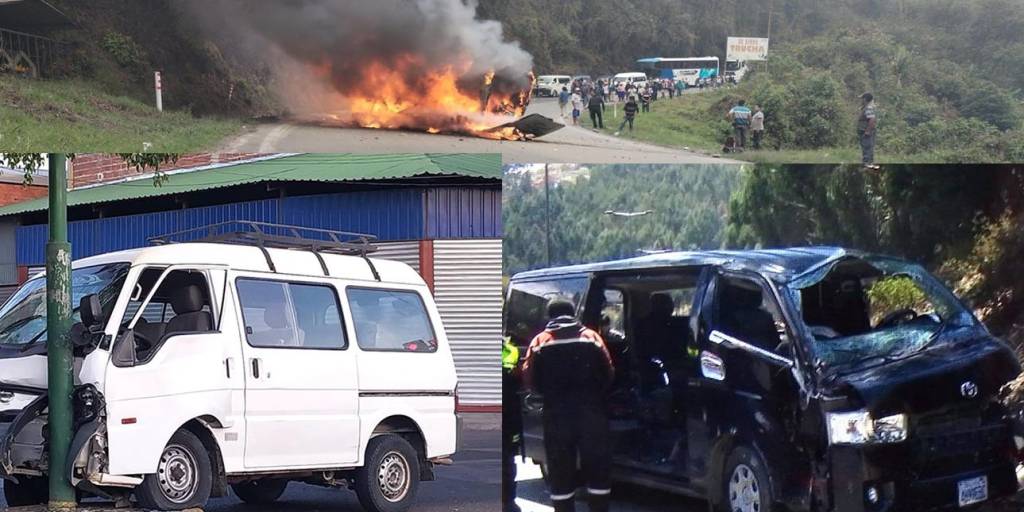 Los accidentes se registraron en Cochabamba, La Paz y Santa Cruz
