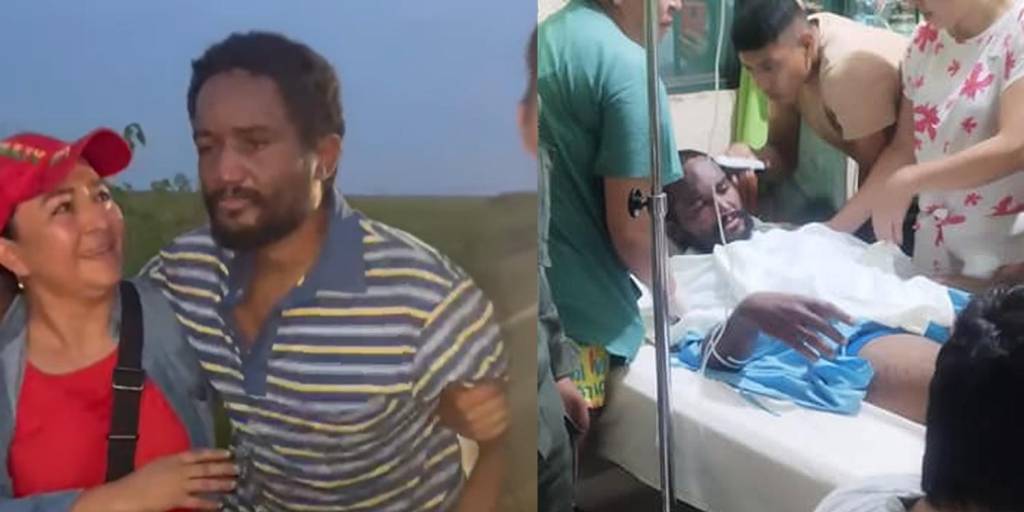 Jhonattan Acosta fue rescatado con vida tras un mes desaparecido en la selva en Baures