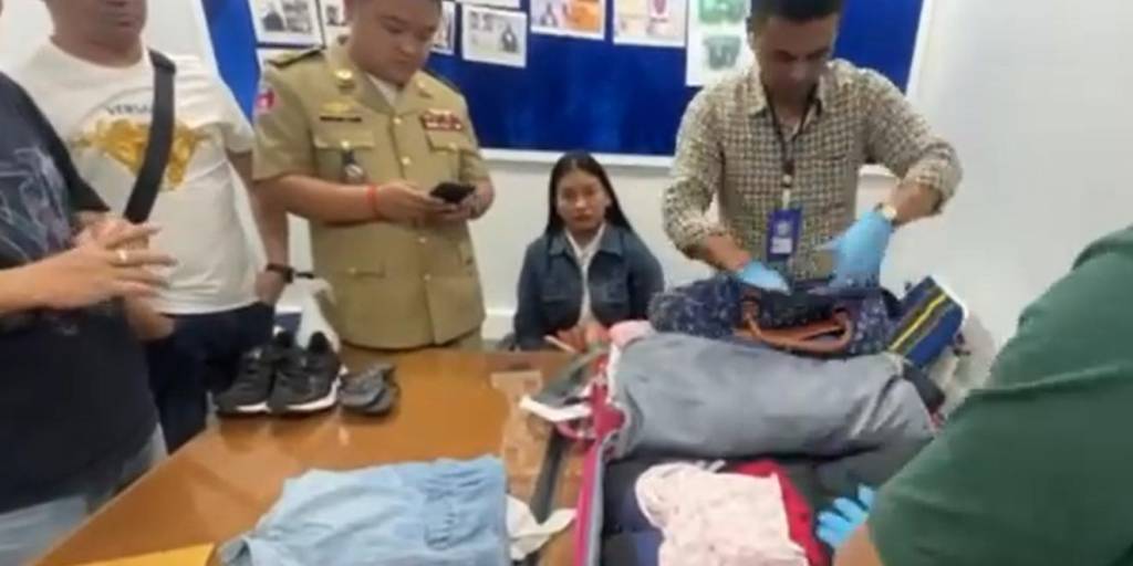 La mujer fue capturada en el aeropuerto de de Phnom Penh