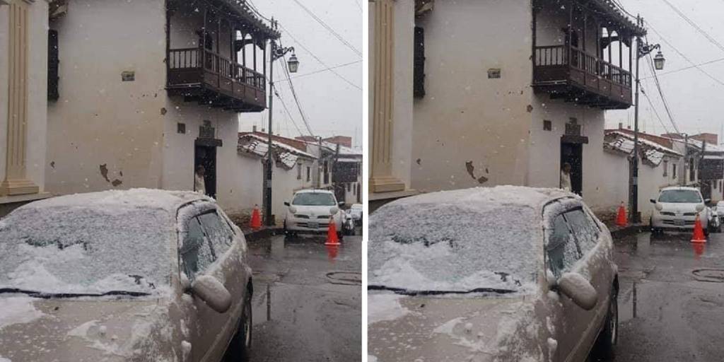 Tarija fue uno de los departamentos más afectados por las bajas temperaturas, el lunes cayó nieve