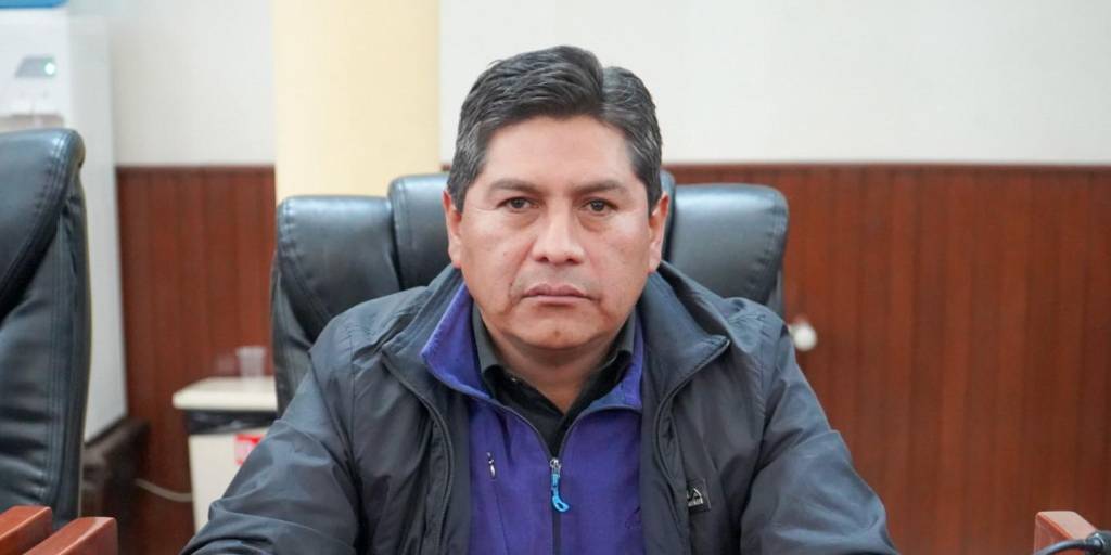 El asambleísta Wilber Jancko, gobernador interino de Potosí.