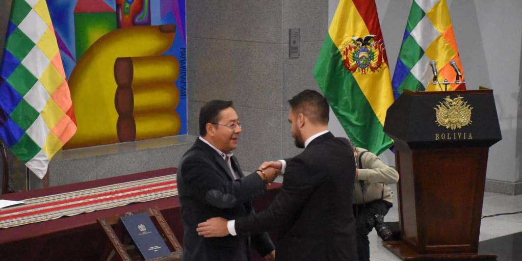 Luis Arce volvió a designar a Del Castillo en el cargo de ministro, pese a que fue censurado