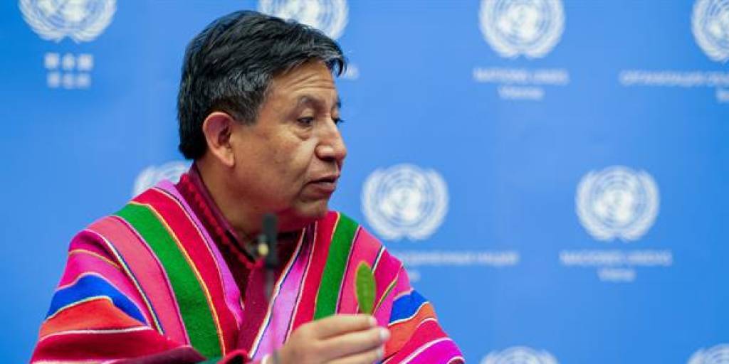 David Choquehuanca, vicepresidente del Estado boliviano