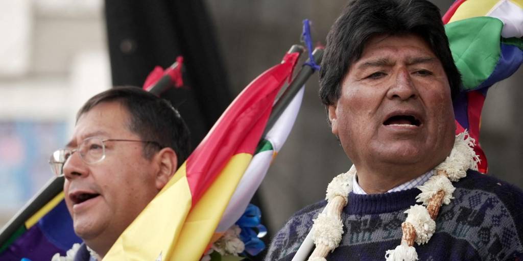 Las organizaciones sociales se dividen entre Luis Arce y Evo Morales